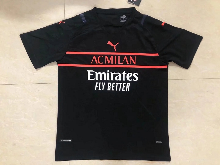AAA Quality AC Milan 21/22 Third Black Soccer Jersey
